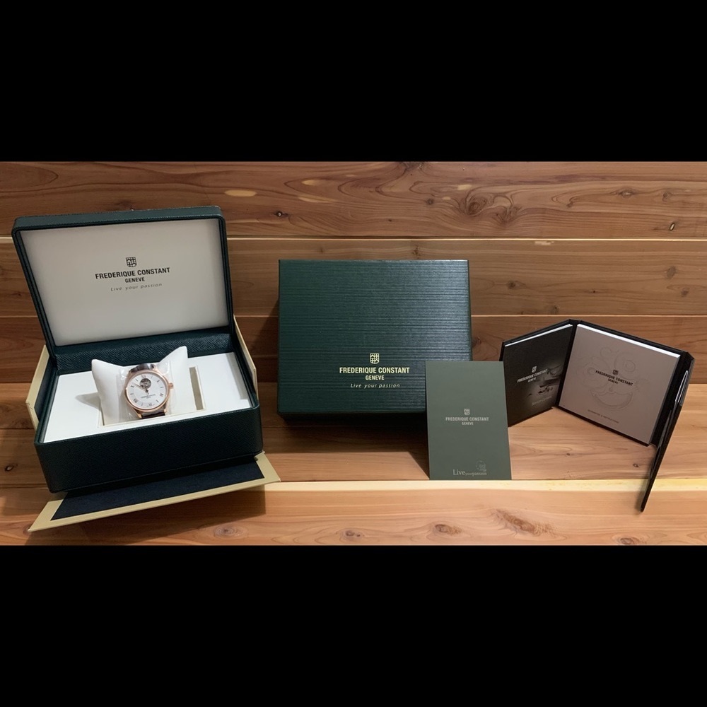 NWT Frederique Constant Geneve Classic Heart Beat Automatic Men’s Watch